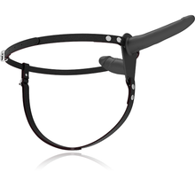 FETISH Arnés Doble Ajustable – Silicona Hipoalergénica Con Tacto Sedoso