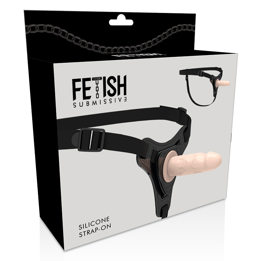 FETISH SUBMISSIVE HARNESS - SILICONA FLESH REALISTIC 12.5 CM-FETISH SUBMISSIVE HARNESS-Noxtic
