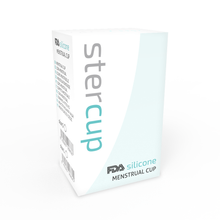 STERCUP - COPPA MESTRUALE IN SILICONE ACQUAMARINA FDA - TAGLIA L