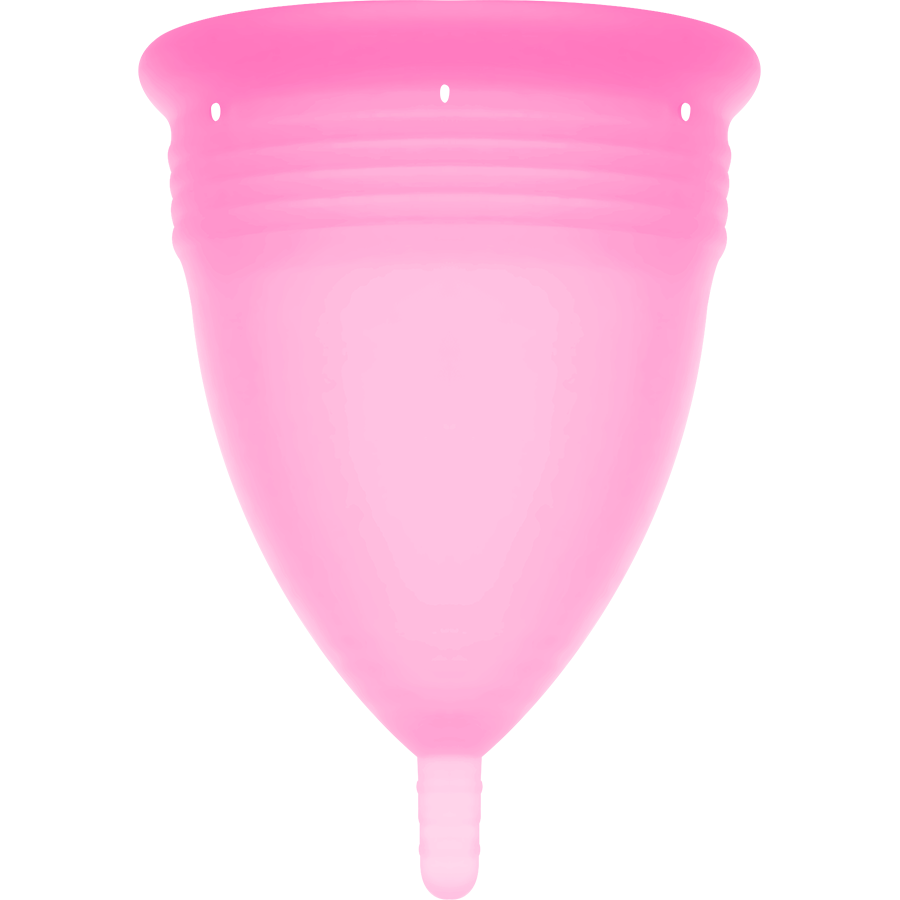 STERCUP - COPA MENSTRUAL FDA SILICONA ROSA - TALLA S-STERCUP-Noxtic