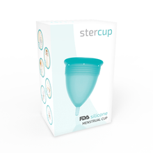 STERCUP - COPA MENSTRUAL FDA SILICONA AQUAMARINA - TALLA S-STERCUP-Noxtic