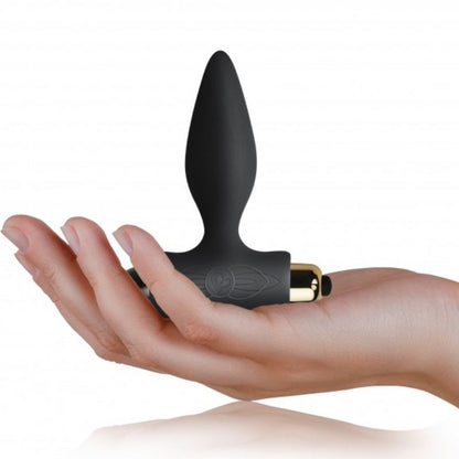 ROCKS-OFF Plug Anal Petite Sensations Negro – Juguete Ideal Para Iniciarse En La Exploración Sensual