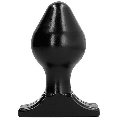 All Black Anal Plug 16X8 Cm – Diseño Ergonómico Con Textura Suave De Silicona Médica