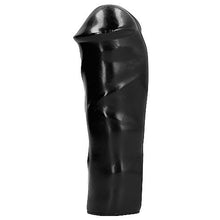 All Black Dildo Realista 20 Cm – Diseño Liso Con Textura Suave Para Comodidad Óptima