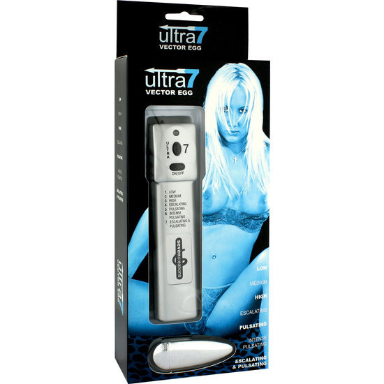 Comprar SEVEN CREATIONS Ultra 7 Huevo Vibrador – Control Remoto Con Tres Velocidades De Vibración-Noxtic