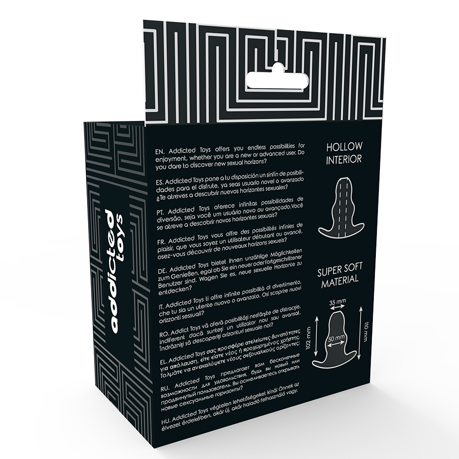 ADDICTED TOYS Dilatador Anal Mediano 11 CM – Diseño Translucido Para Nuevas Sensaciones