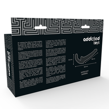 ADDICTED TOYS - BLACK HARNESSLESS DILDO