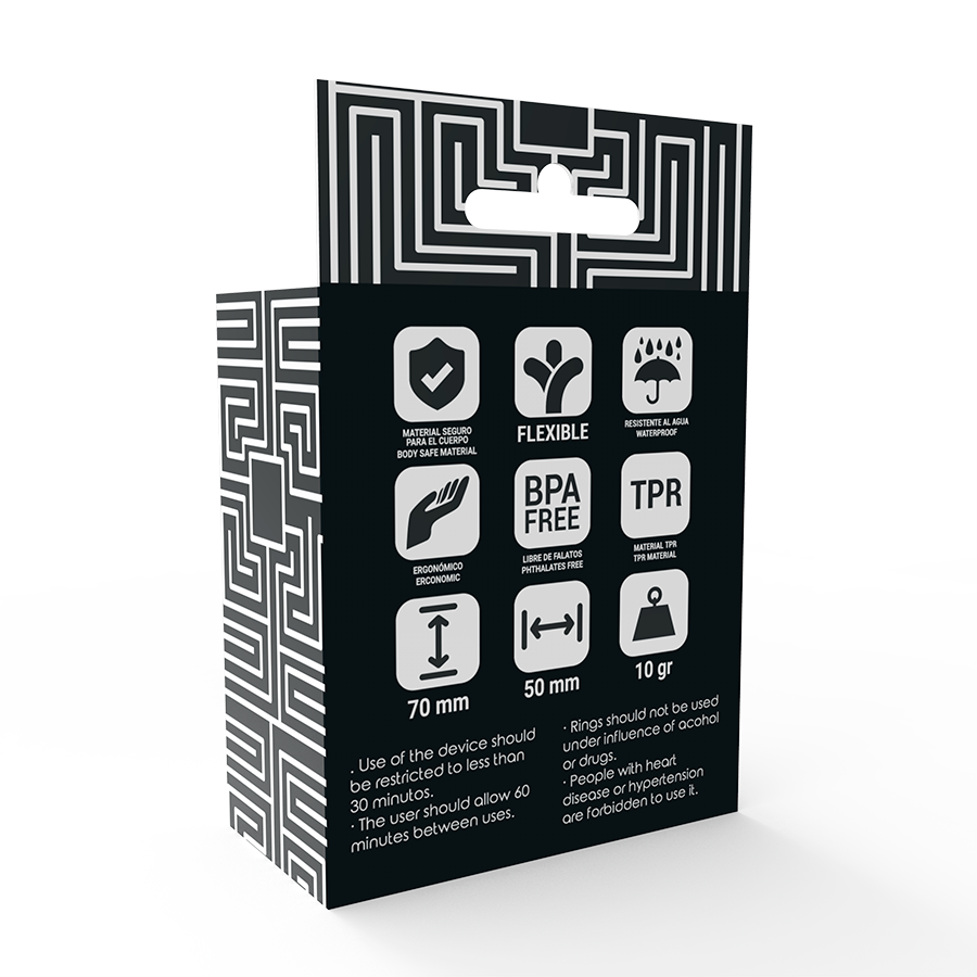 ADDICTED TOYS Potenz Clear Ring Set – Supporto efficace per un piacere intenso