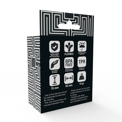 ADDICTED TOYS Potenz Clear Ring Set – Supporto efficace per un piacere intenso