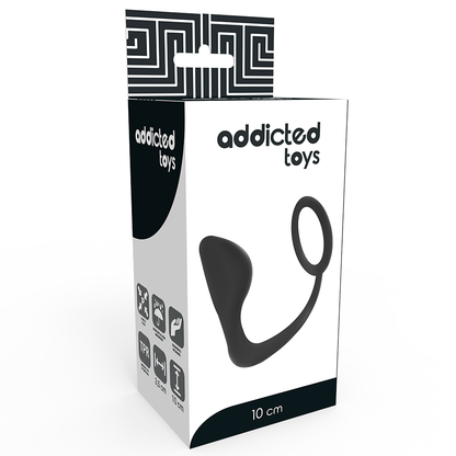ADDICTED TOYS Plug Anal Con Anillo – Diseño Innovador Para Placer Intenso