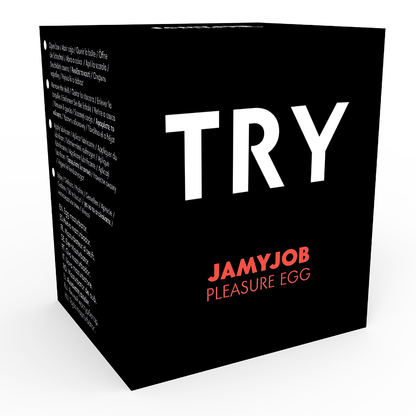 JAMYJOB Huevo Discreto Negro – Diseño Hipoalergénico Para Placer Intimo Seguro