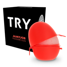 JAMYJOB Huevo Discreto Negro – Diseño Hipoalergénico Para Placer Intimo Seguro