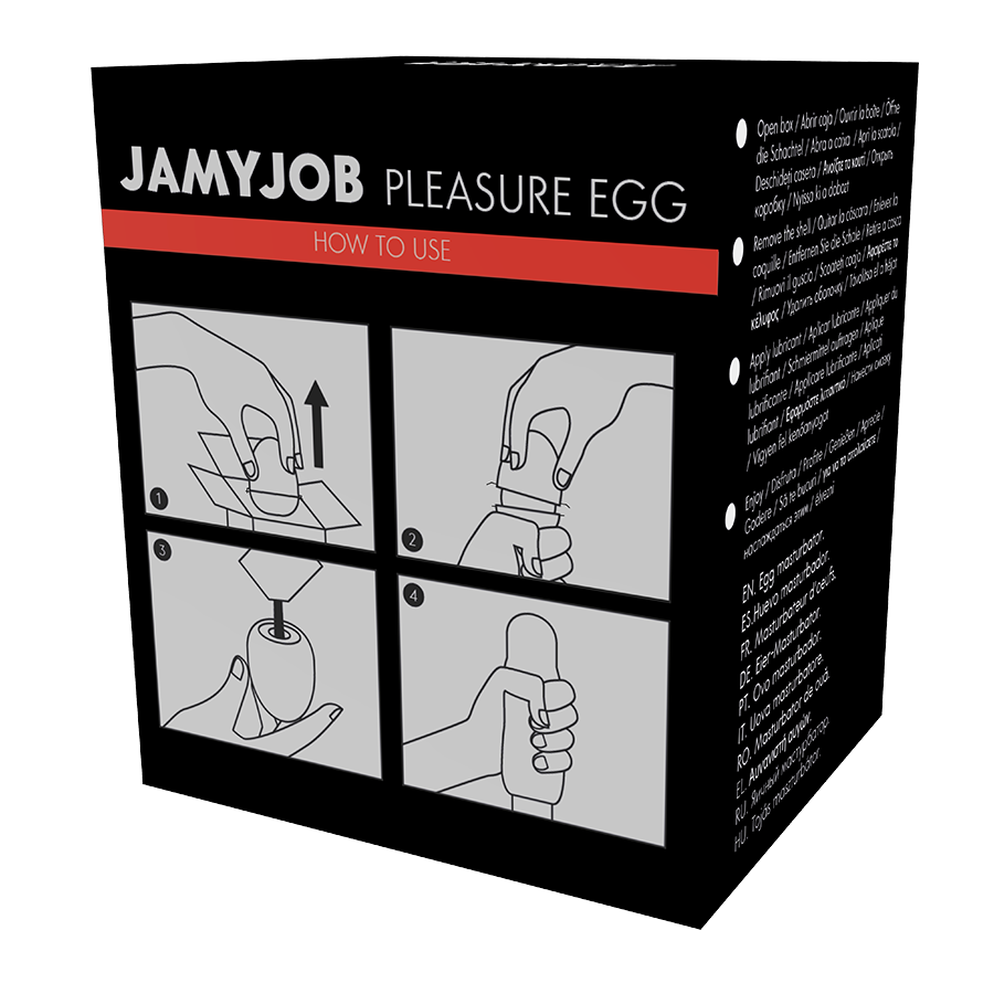 JAMYJOB Huevo Discreto Negro – Diseño Hipoalergénico Para Placer Intimo Seguro