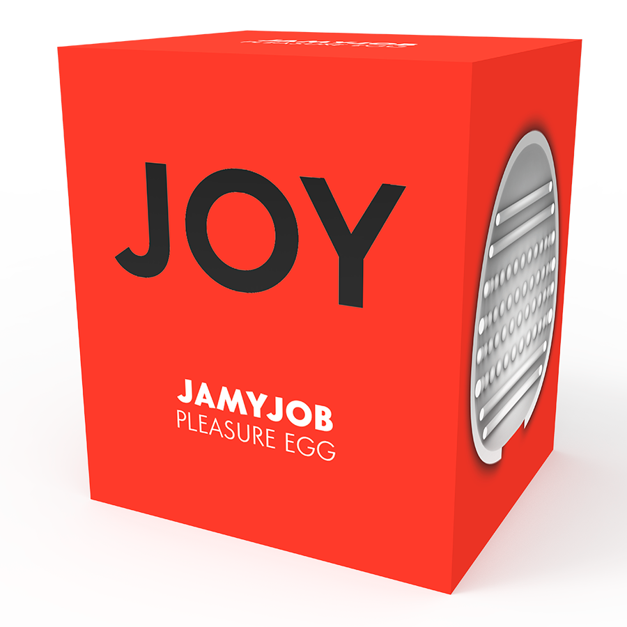JAMYJOB Huevo Discreto Rojo Joy – Diseño Seguro Con Material Hipoalergénico Para Placer Íntimo