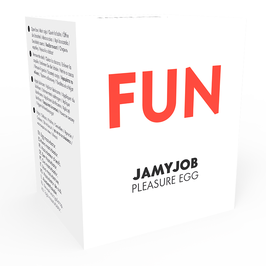 JAMYJOB Huevo Discreto Rojo – Material Médico Ajustable Para Placer Personalizado