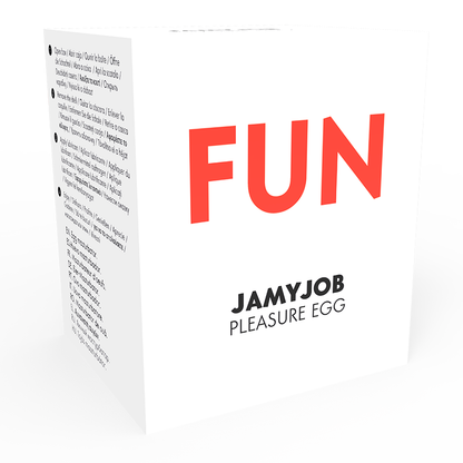 JAMYJOB Huevo Discreto Rojo – Material Médico Ajustable Para Placer Personalizado