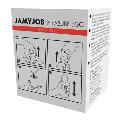 JAMYJOB Huevo Discreto Rojo – Material Médico Ajustable Para Placer Personalizado