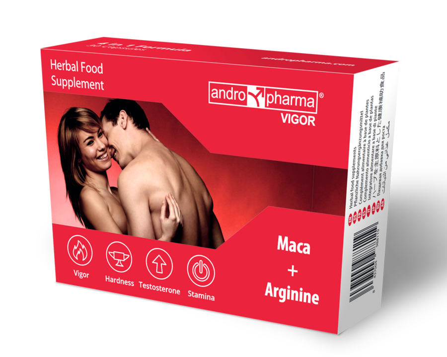 Andropharma Vigor – Complemento alimenticio herbal para la libido masculina