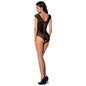 Comprar PASSION Woman BS064 Bodystocking Negro Talla Única – Diseño Elegante Para Comodidad Superior-Noxtic