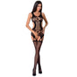 Comprar PASSION Woman BS066 Bodystocking Negro Talla Única – Lencería Con Diseño Elegante Y Comodidad Atractiva-Noxtic