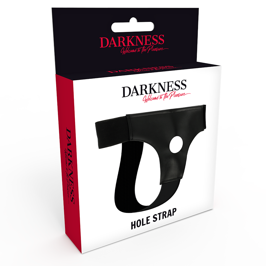 DARKNESS - ARNÉS CON AGUJERO TALLA ÚNICA-DARKNESS SENSATIONS-Noxtic