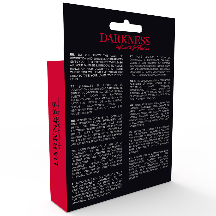 DARKNESS - ARNÉS CON AGUJERO TALLA ÚNICA-DARKNESS SENSATIONS-Noxtic