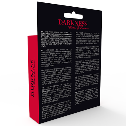 DARKNESS - ARNÉS CON AGUJERO TALLA ÚNICA-DARKNESS SENSATIONS-Noxtic
