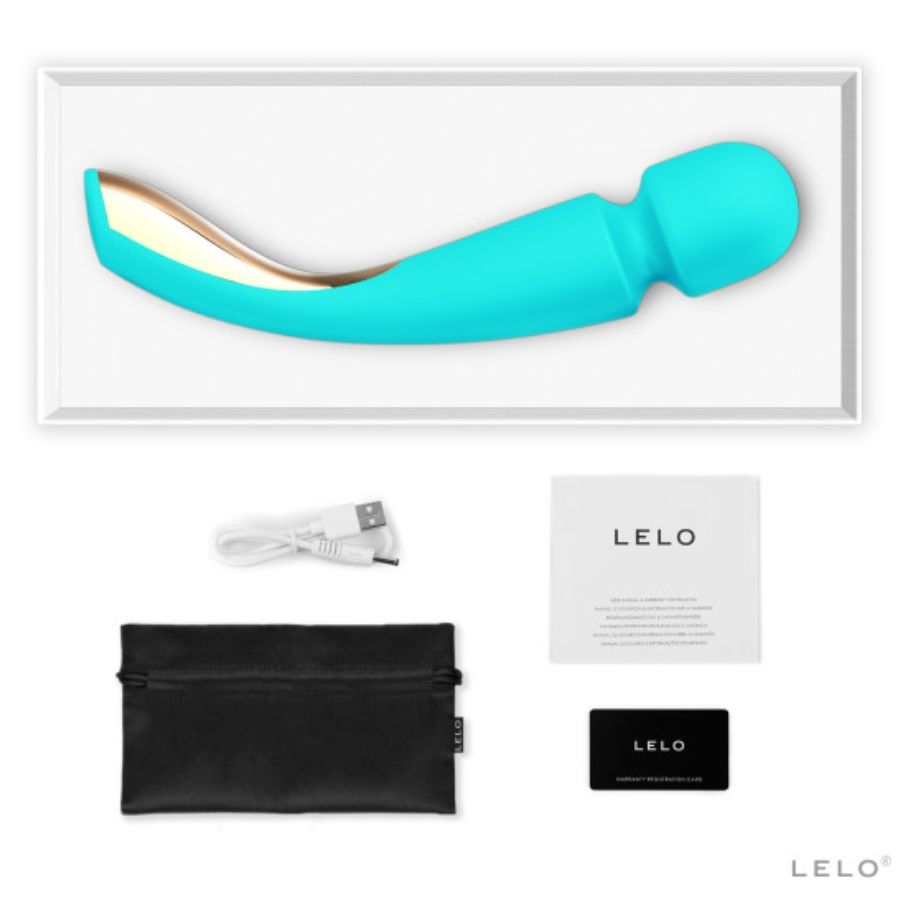 LELO Smart Wand 2 Turchese – Massaggiatore ricaricabile con design ergonomico