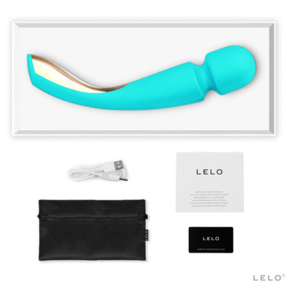 LELO Smart Wand 2 Turchese – Massaggiatore ricaricabile con design ergonomico