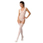 Comprar PASSION Woman BS051 Bodystocking Blanco – Diseño Elegante Para Realzar La Belleza Femenina-Noxtic