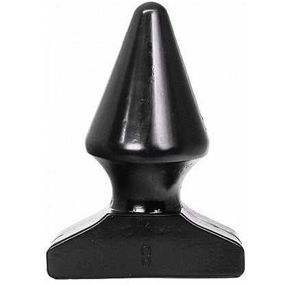 All Black Plug Anal 17 Cm – Diseño Cono Para Fácil Inserción Y Placer Optimo