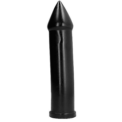 All Black Dildo 24 Cm – Juguete Erótico De Textura Suave Para Placer Intenso