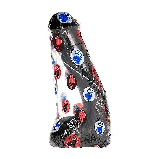 Comprar All Black Pene Realístico Anal 23 Cm – Diseño Con Textura Ondulada Para Estimulación Profunda-Noxtic