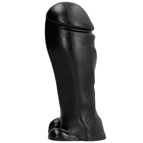 All Black Dong 22 Cm Punta Ancha – Diseño Sólido Para Usuarios Experimentados