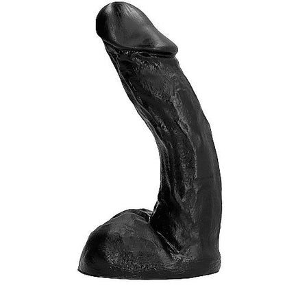 All Black Dong 23 Cm – Juguete Flexible Con Superficie Suave Para Placer Óptimo