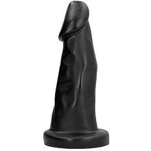 All Black Dong 27 Cm – Consolador Con Diseño Curvado Para Comodidad Óptima