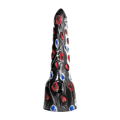 Comprar All Black Dildo 34 Cm – Diseño Con Estrías Para Estimulación Extra-Noxtic