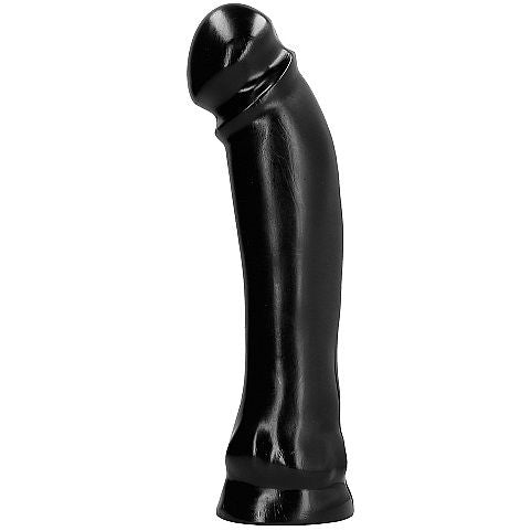 All Black Dong 33 Cm – Juguete Con Eje Largo Para Uso Versátil