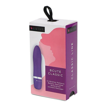 B SWISH BCute Classic Lila – Masajeador Discreto Ideal Para Estimulación Versátil