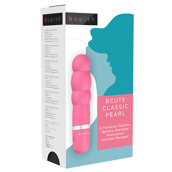 Comprar B SWISH Bcute Classic Pearl Rosa – Masajeador Clásico Con Forma Irresistiblemente Curva-Noxtic