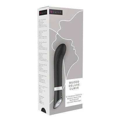 Comprar B SWISH B Good Deluxe Curve Negro – Masajeador Silicona Con 6 Funciones Para Placer Personalizado-Noxtic