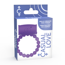 Anello vibrante Casual Love 25 Viola – Silicone morbido con design flessibile per un comfort ideale