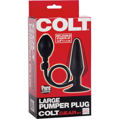 Comprar CALEXOTICS Colt Large Pumper Plug Negro – Juguete Con Sistema De Hinchado Personalizable Para Experiencia Única-Noxtic