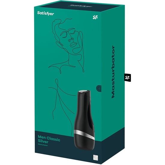 SATISFYER - MEN CLASSIC BLACK MASTURBATOR