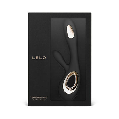 LELO Soraya Wave Vibrador Rabbit Negro – Diseño Ergonómico Para Placer Inigualable