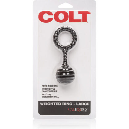 CALEXOTICS Colt Weighted Ring – Stimolatore dell'erezione con design in silicone medico