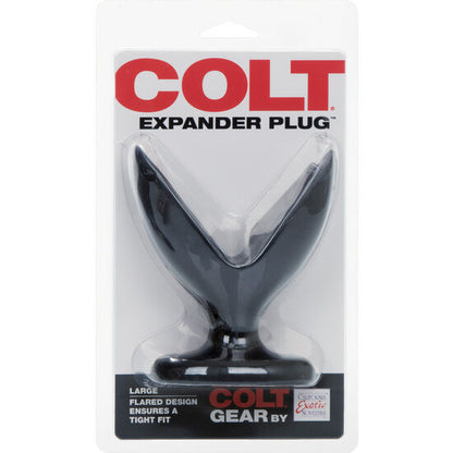 CALEXOTICS Colt Expander Plug Grande Negro – Diseño Acampanado Con Ajuste Perfecto
