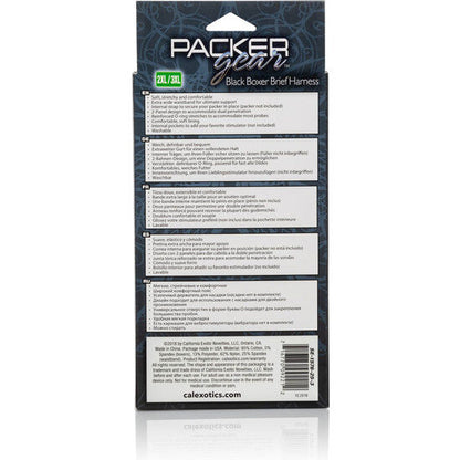 CALEXOTICS Boxer Brief Harness – Imbracatura comoda con ampia cintura per un supporto ideale