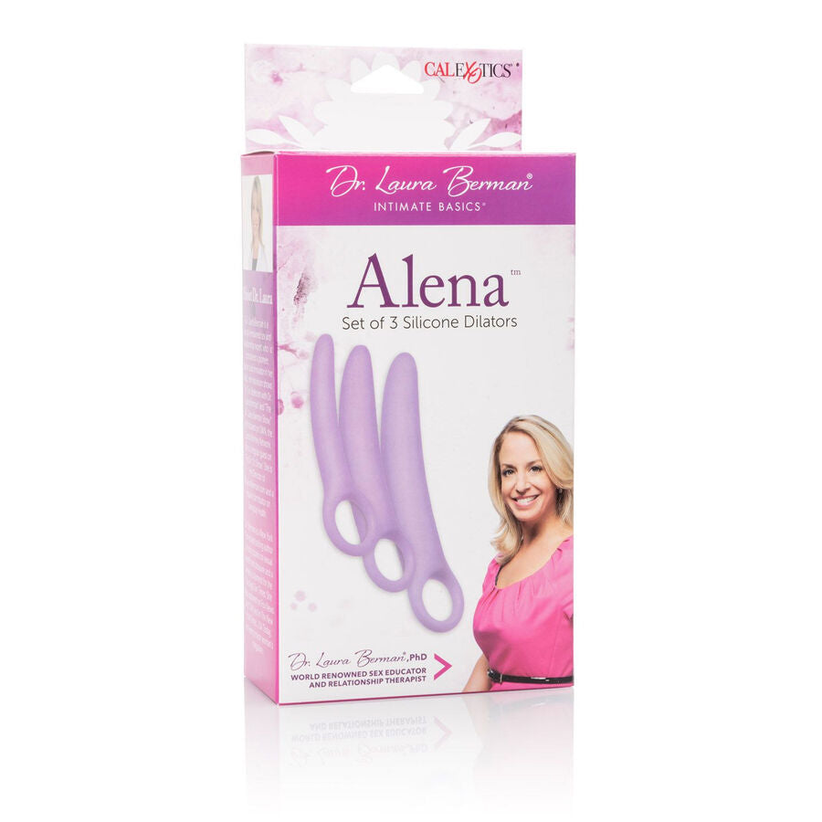 CALEXOTICS Alena Set di 3 dilatatori vaginali in silicone – Progressivi per il comfort e il benessere pelvico