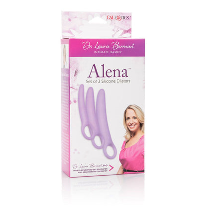 CALEXOTICS Alena Set di 3 dilatatori vaginali in silicone – Progressivi per il comfort e il benessere pelvico
